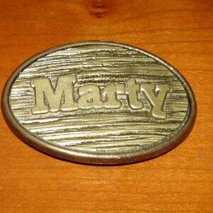 Marty Vintage Oden Belt Buckle Made in USA Small Oval Buckle Men's Accessory